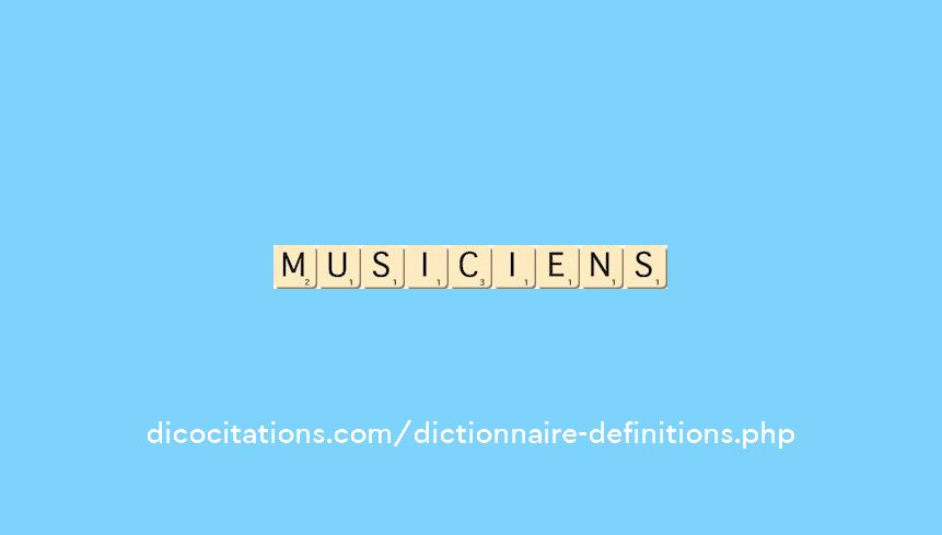 musiciens musiciens