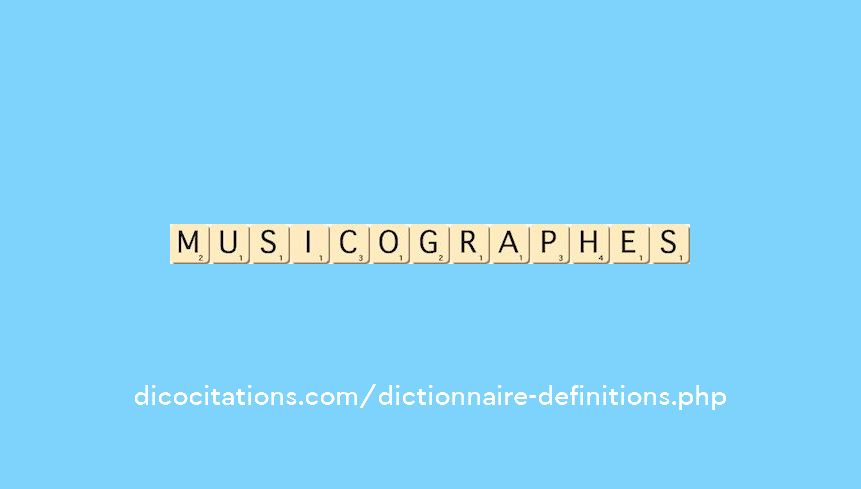 musicographes musicographes