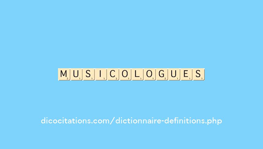 musicologues musicologues
