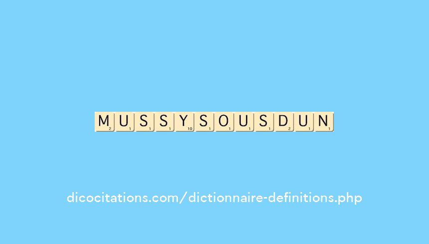 mussy-sous-dun