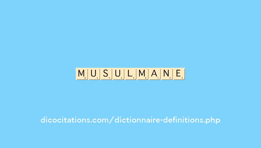 musulmane musulmane