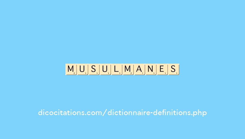 musulmanes musulmanes