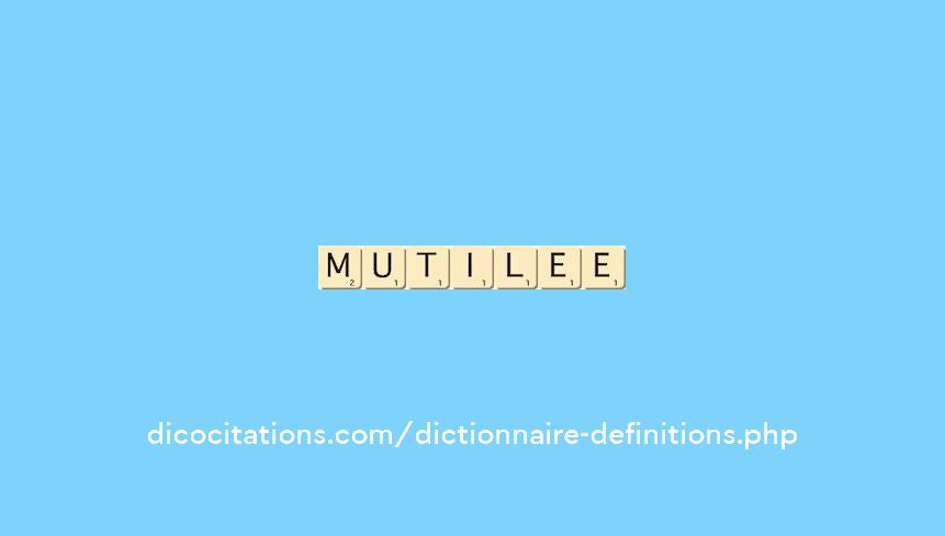 mutilee mutilee