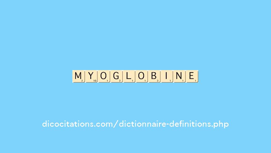 myoglobine