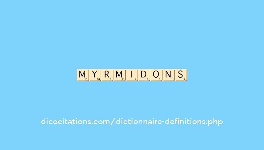 myrmidons myrmidons