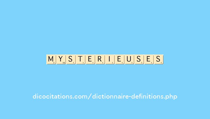 mysterieuses