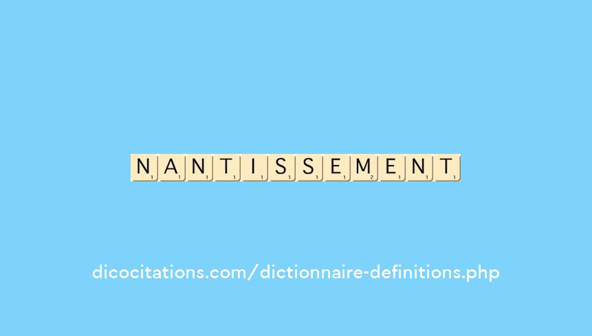 nantissement
