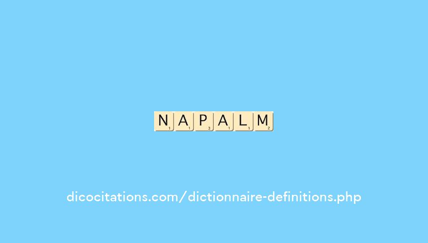 napalm napalm