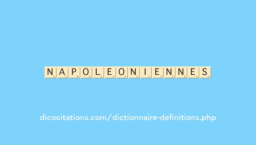 napoleoniennes napoleoniennes