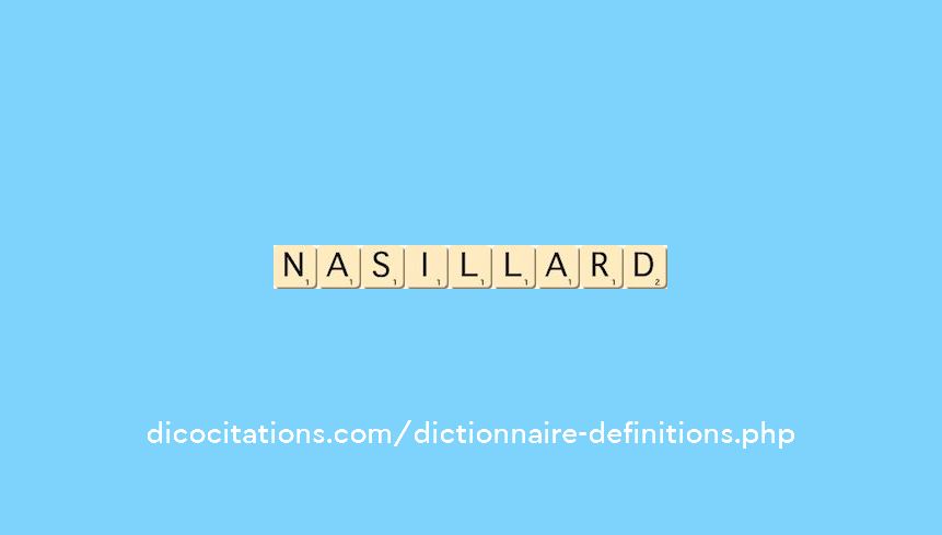 nasillard nasillard