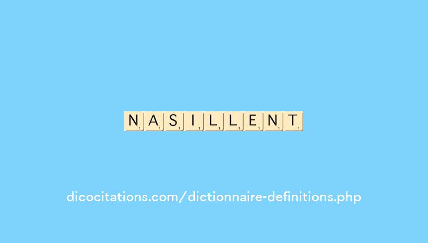 nasillent nasillent