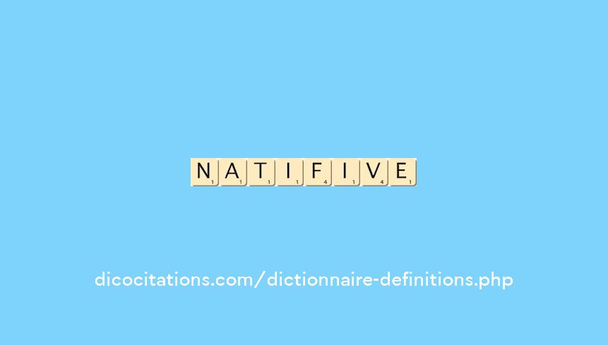 natif--ive