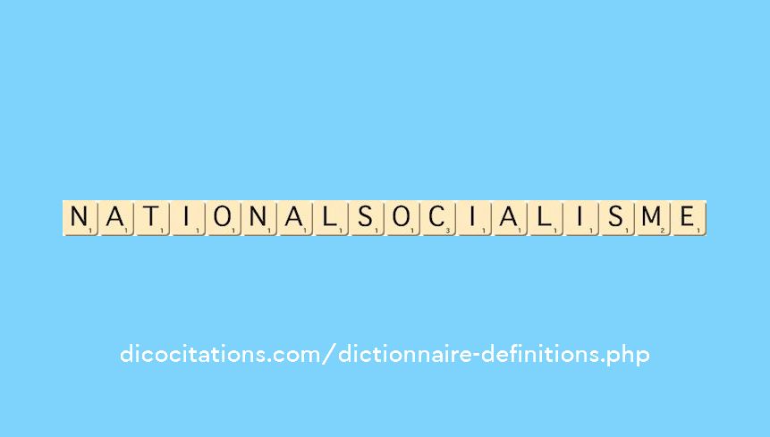 national-socialisme national-socialisme