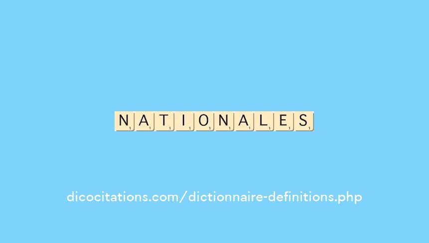 nationales nationales