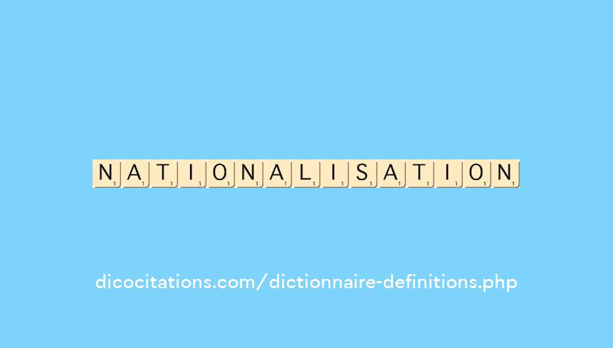 nationalisation
