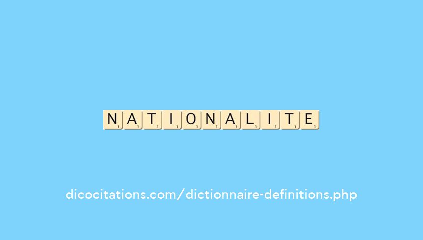nationalite