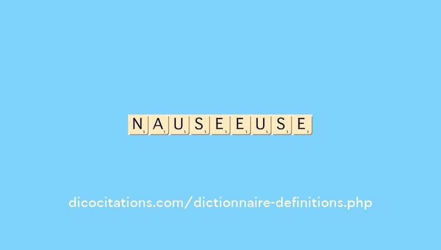 nauseeuse nauseeuse