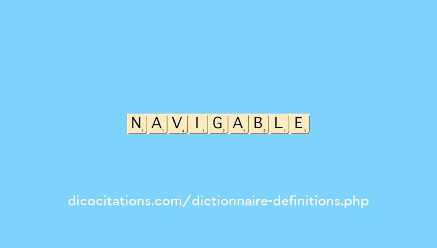 navigable