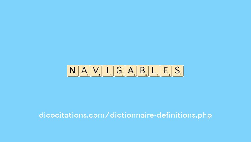 navigables navigables