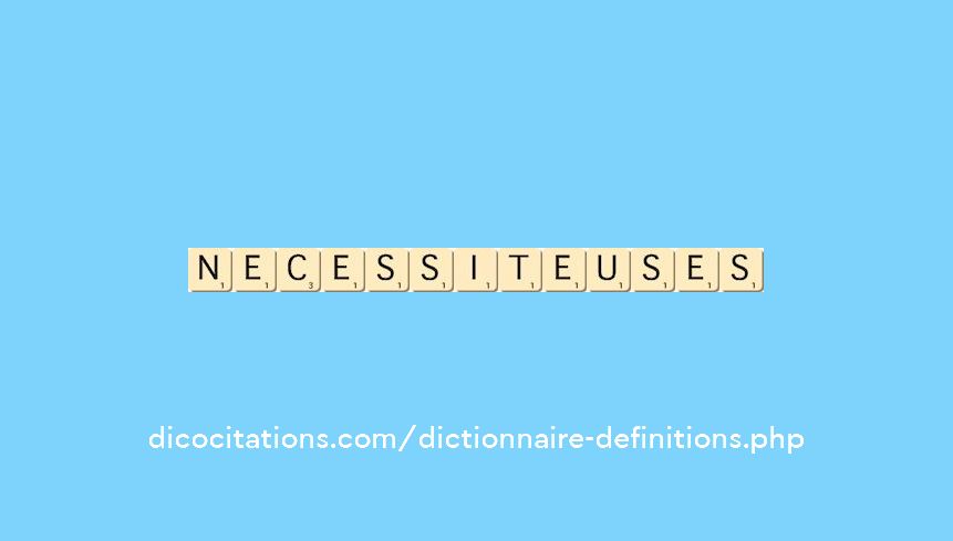 necessiteuses necessiteuses