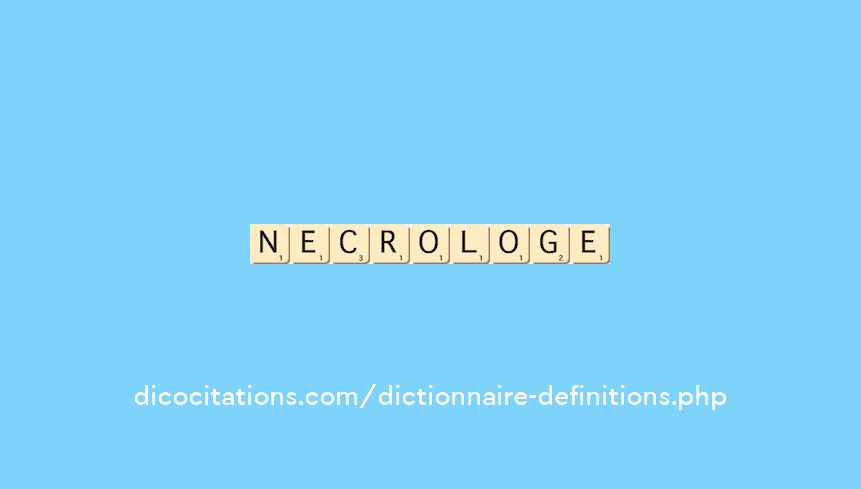 necrologe