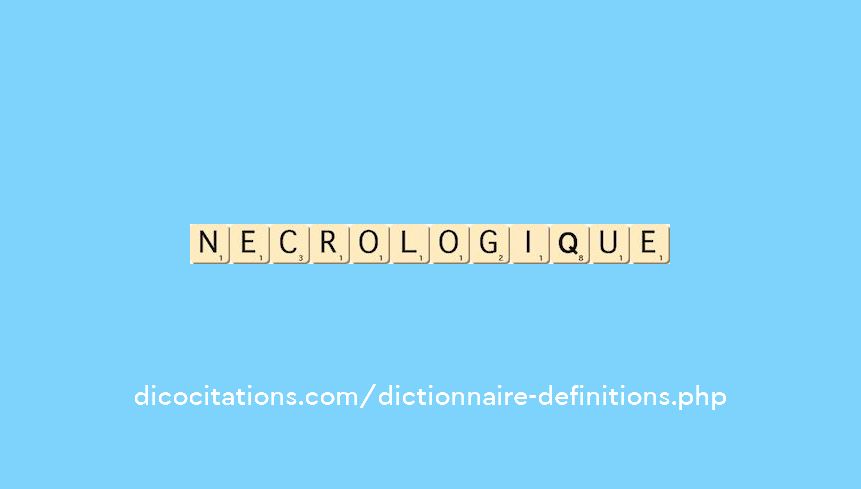 necrologique necrologique