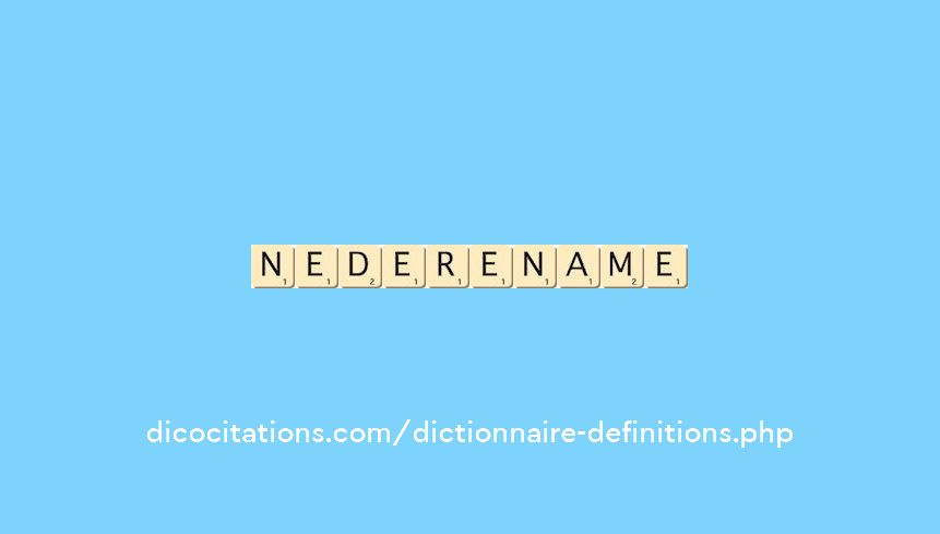 nederename nederename
