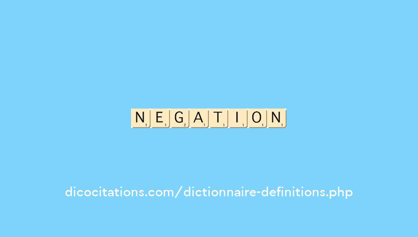 negation