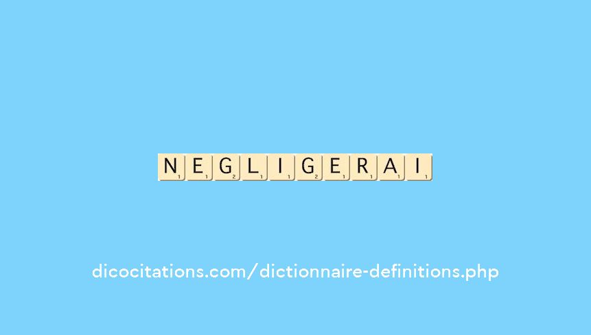 negligerai negligerai