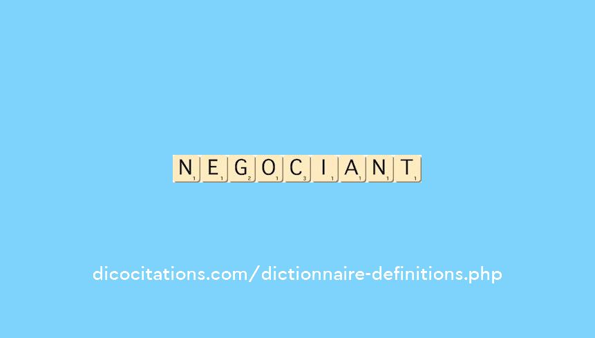 negociant