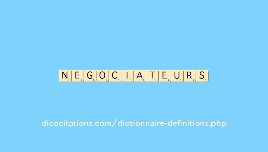 negociateurs