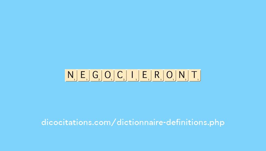 negocieront