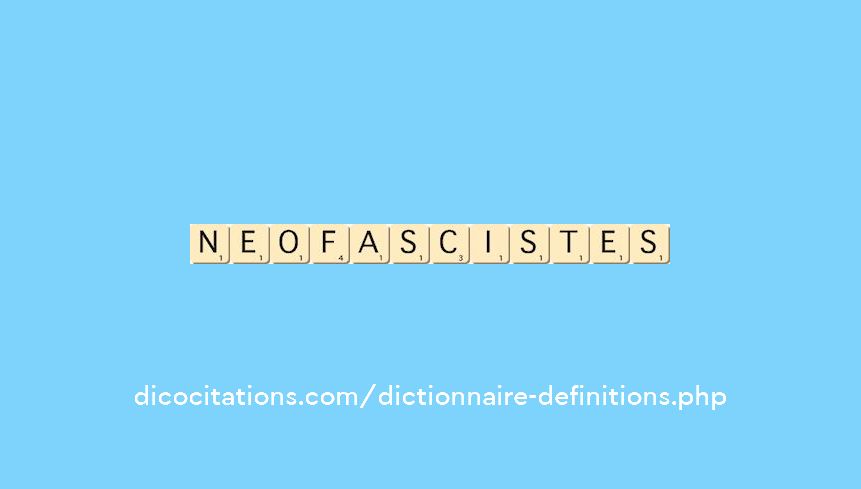 neo-fascistes