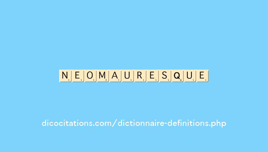 neo-mauresque neo-mauresque