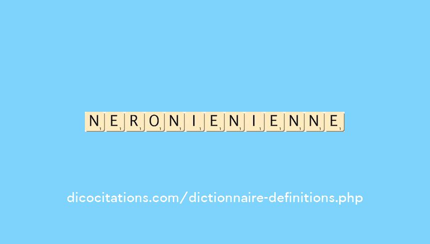 neronien--ienne