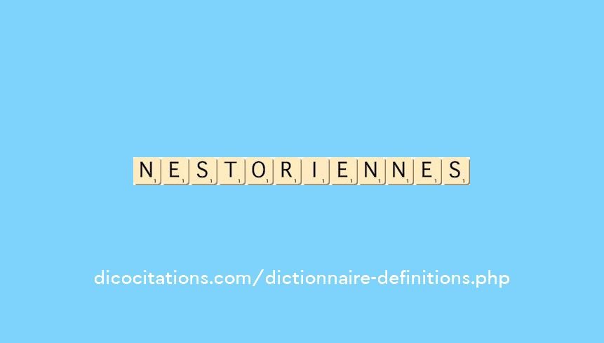 nestoriennes