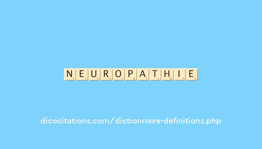 neuropathie neuropathie
