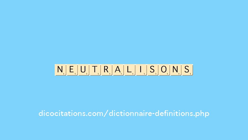 neutralisons