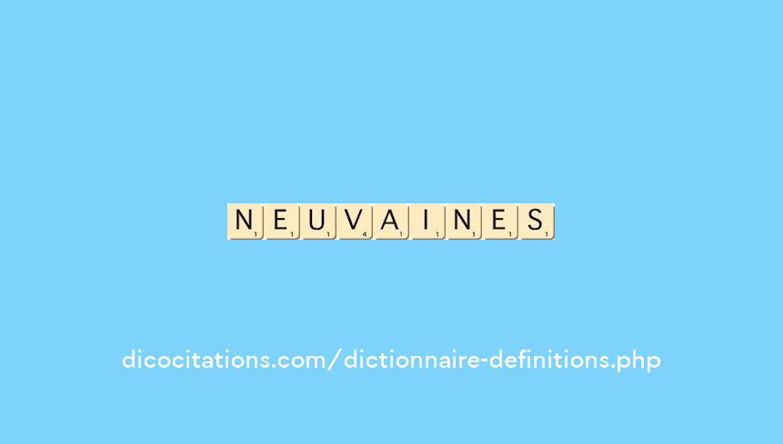 neuvaines