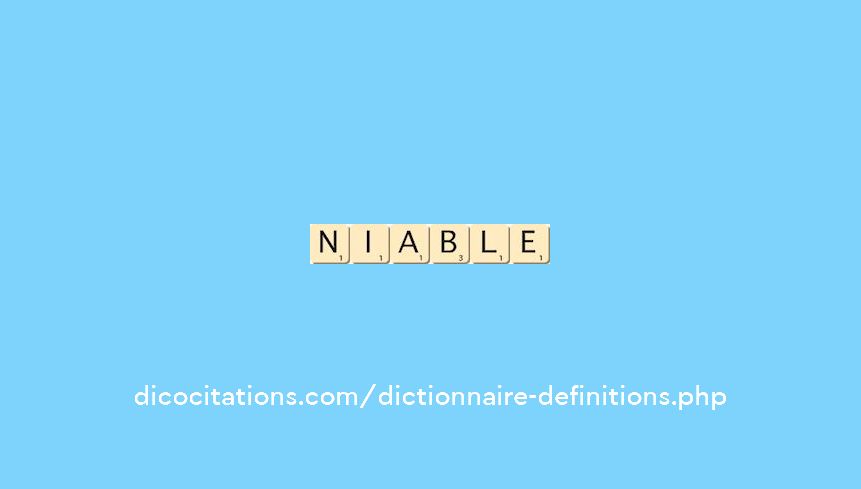 niable