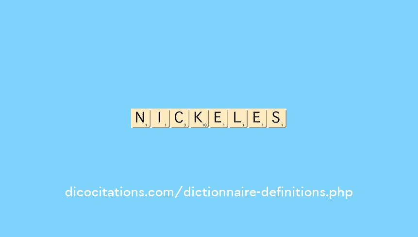 nickeles nickeles