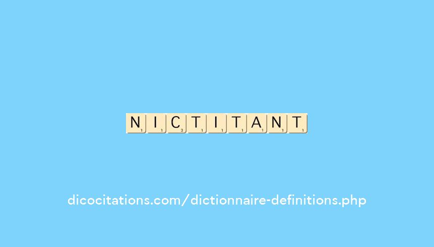 nictitant nictitant
