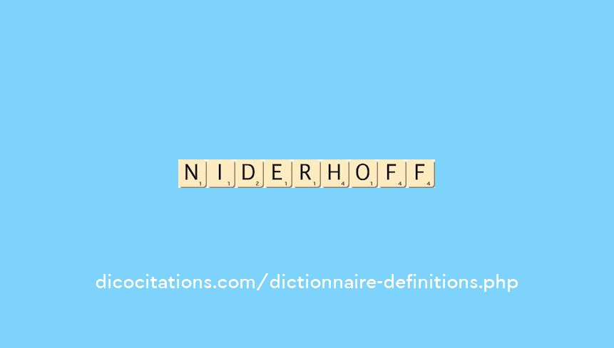 niderhoff niderhoff