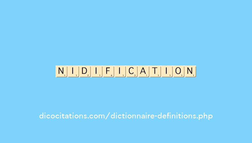 nidification