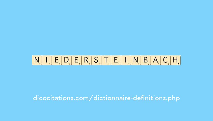 niedersteinbach
