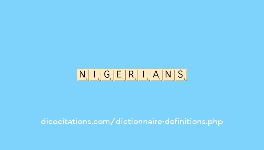 nigerians