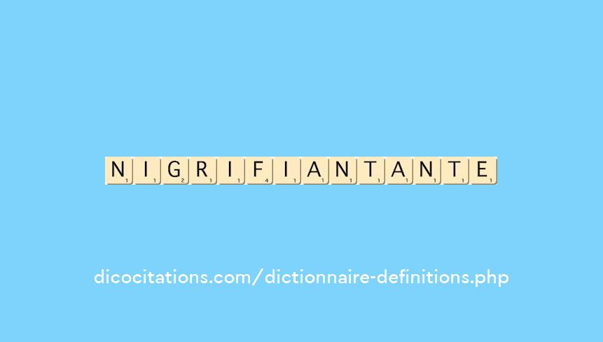 nigrifiant--ante