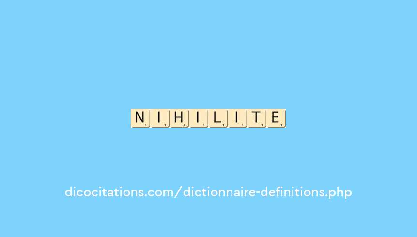 nihilite