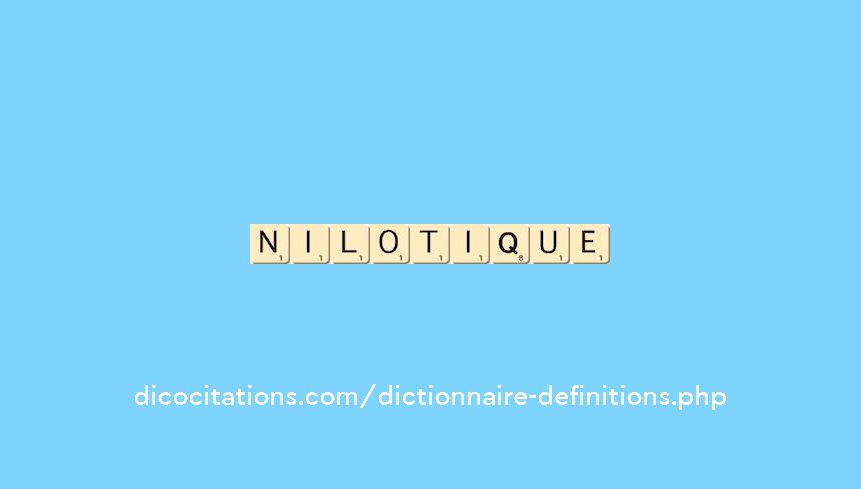 nilotique