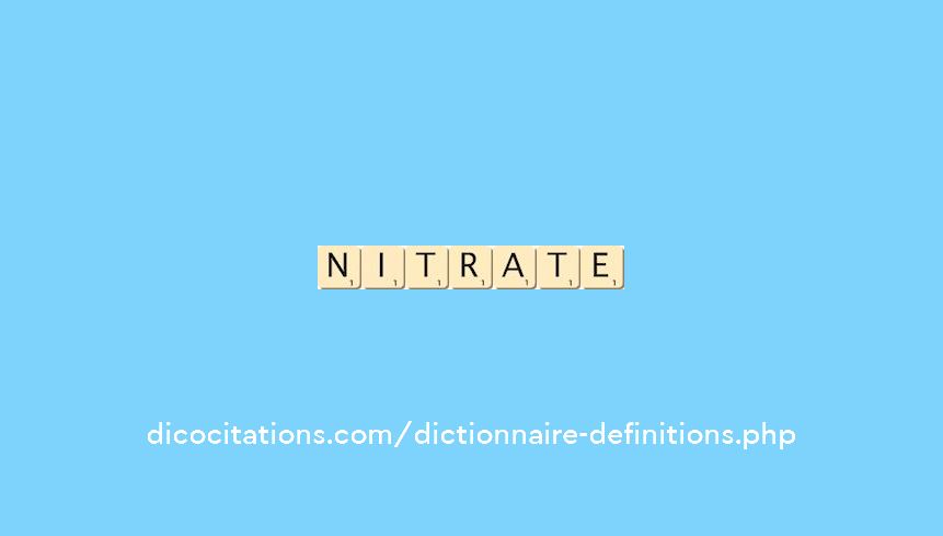 nitrate nitrate